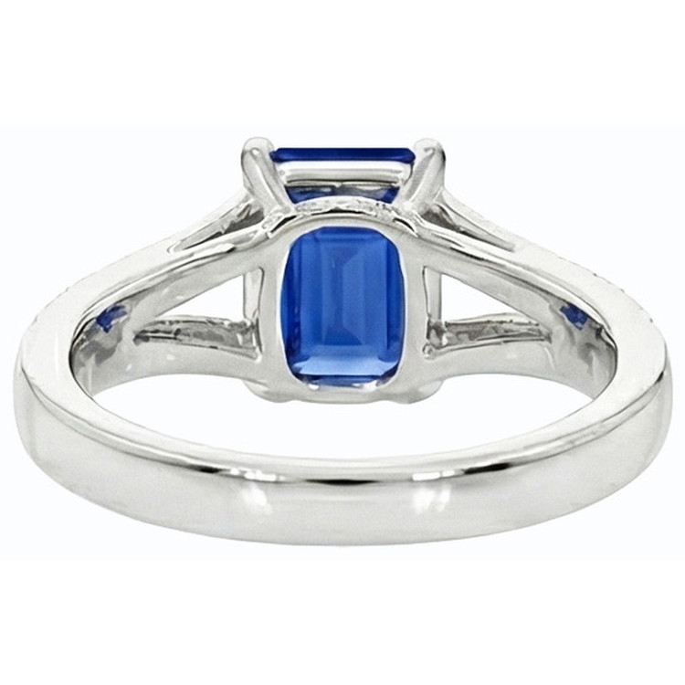 naturel diamant 3carats bague angle de côté