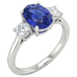 Bague Saphir Naturel 4.75 Carats