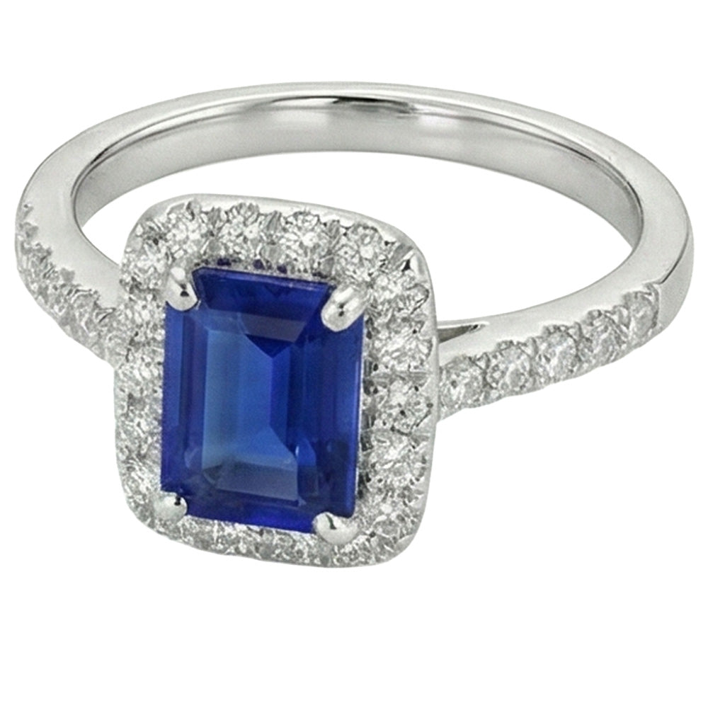 naturel diamant 3carats bague vue de face