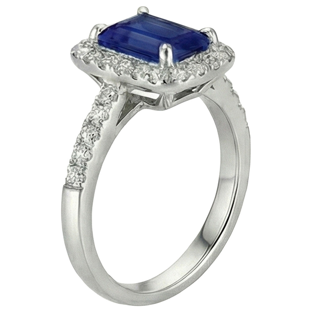 naturel diamant 3carats bague vue de dessus