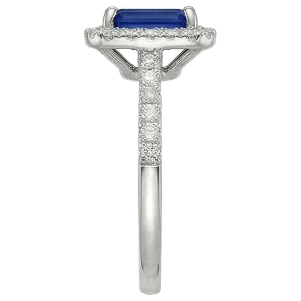 naturel diamant 3carats bague vue de profil