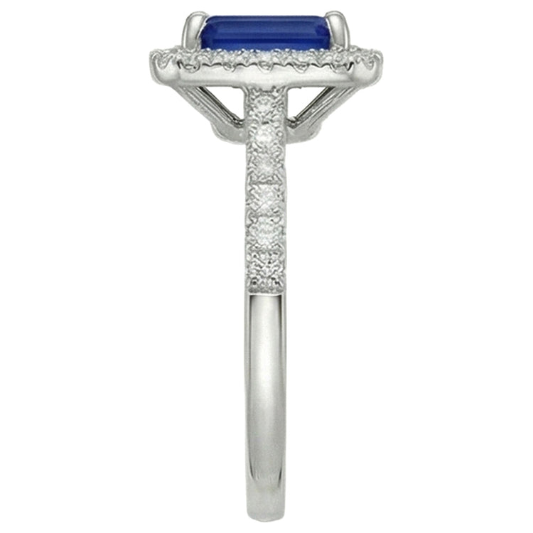 naturel diamant 3carats bague vue de profil