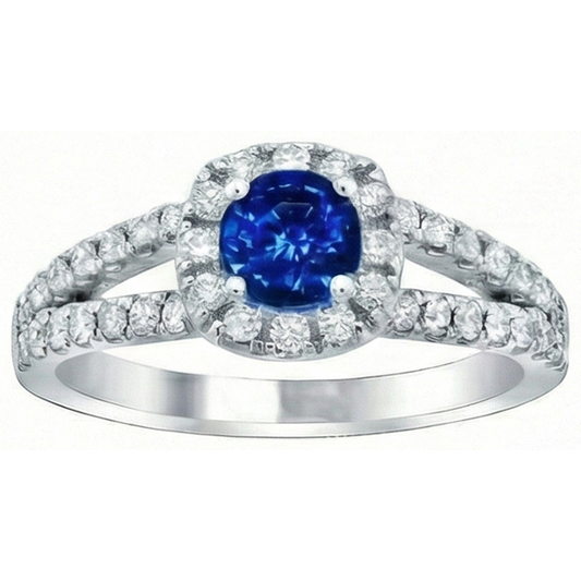 naturel diamant 3.25carats bague angle de côté