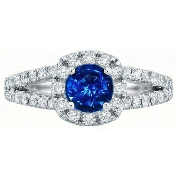 naturel diamant 3.25carats bague détail rapproché