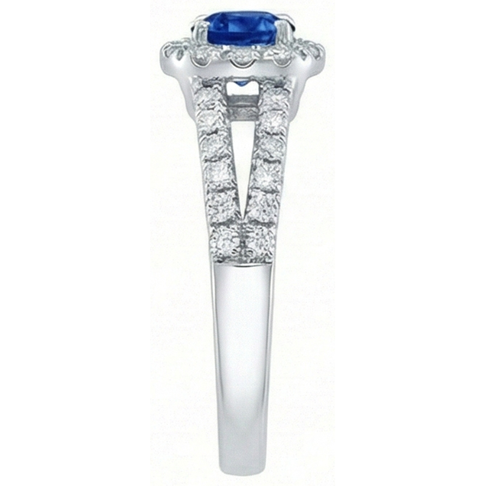 naturel diamant 3.25carats bague vue de profil