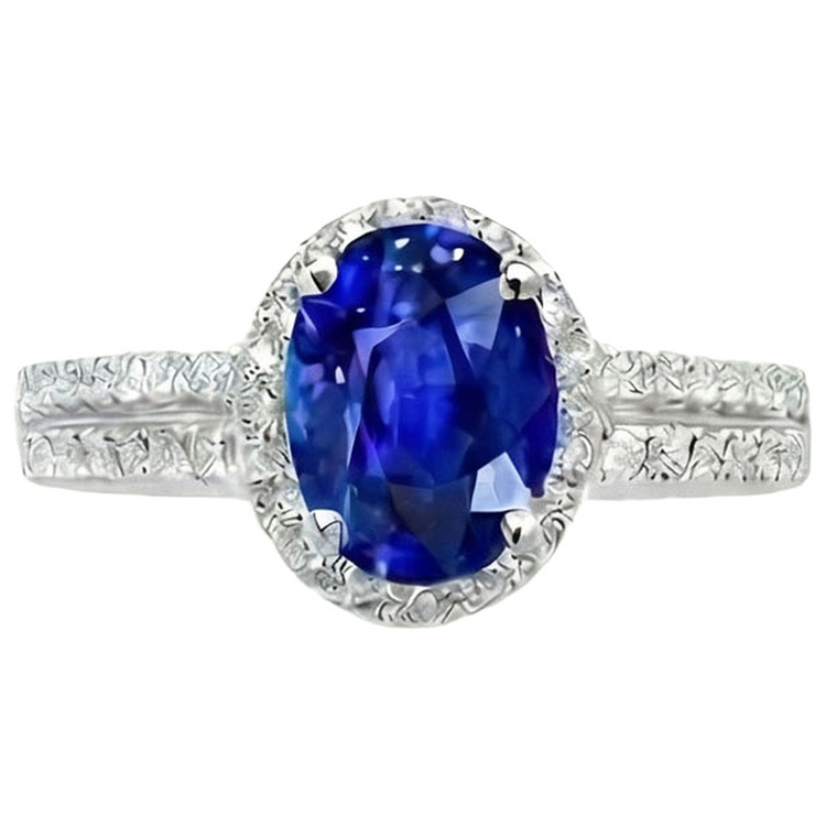 naturel round diamant 4.81carats bague détail rapproché