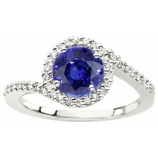 naturel diamant 2.50carats bague angle de côté