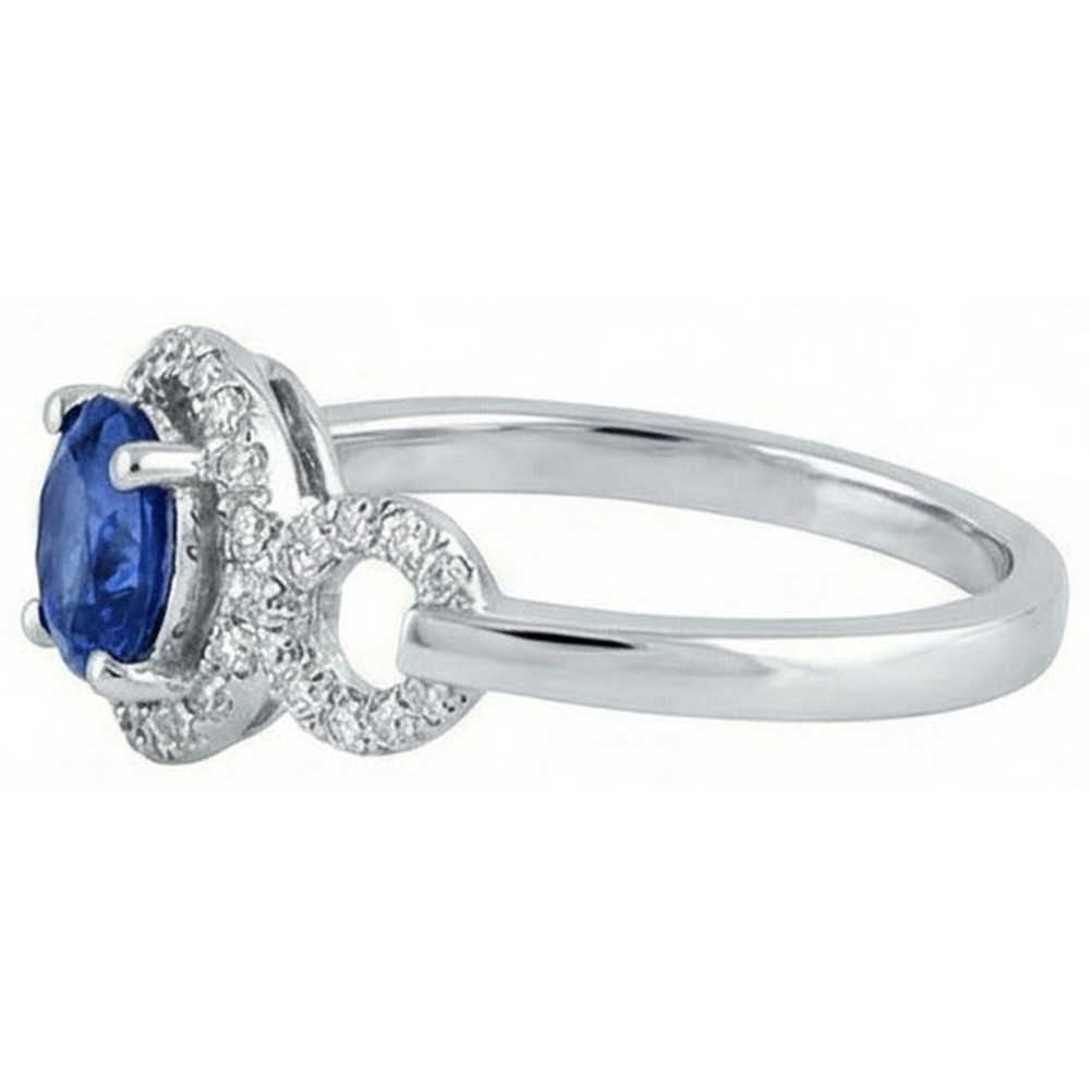naturel round diamant 1.35carats bague détail rapproché