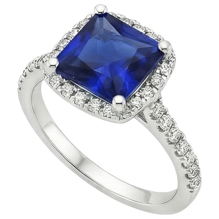 naturel diamant 6carats bague détail rapproché
