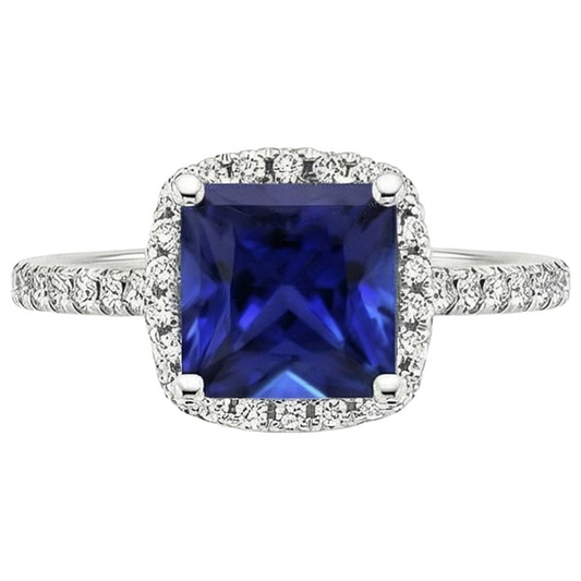 naturel diamant 6carats bague vue de profil
