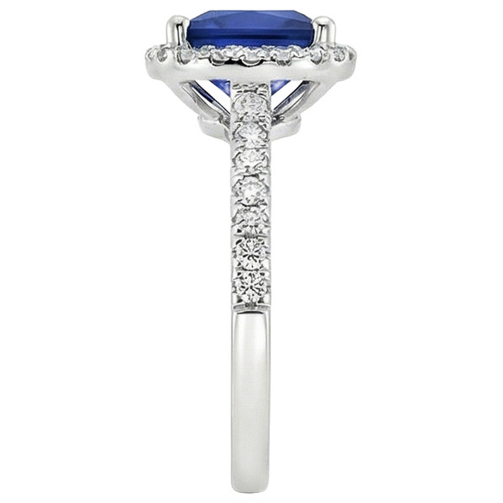 naturel diamant 6carats bague sur blanc