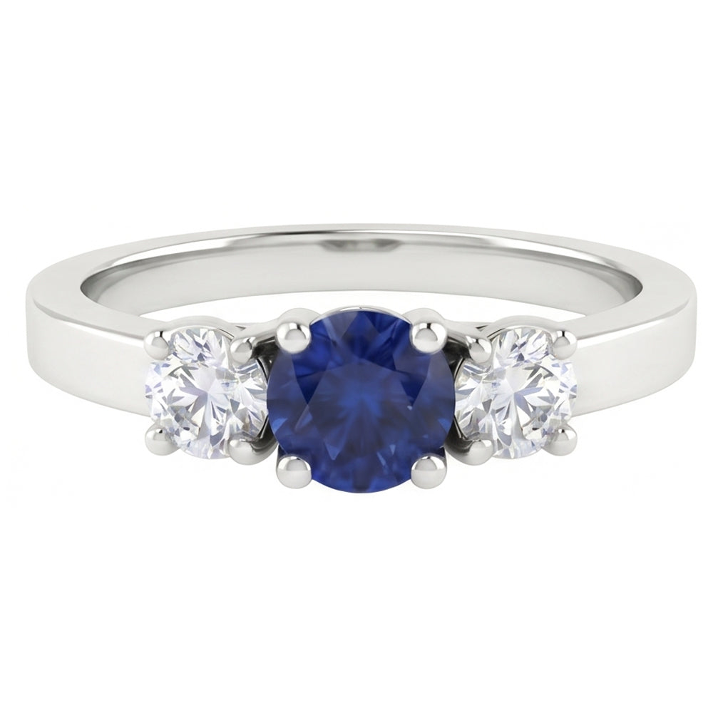 naturel diamant 1.50carats bague angle de côté