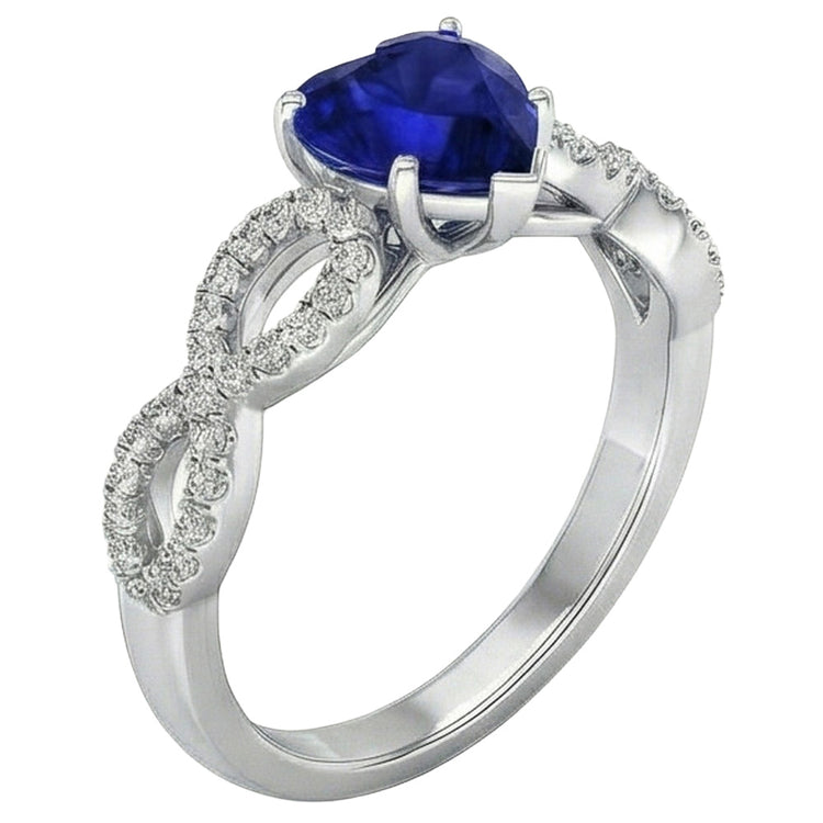naturel round diamant 3carats bague vue de face