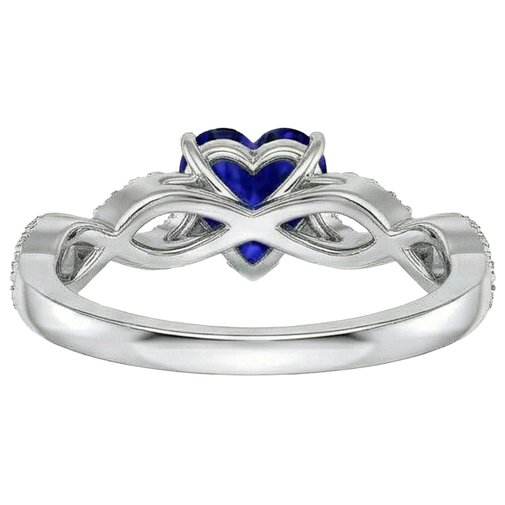 naturel round diamant 3carats bague vue de profil