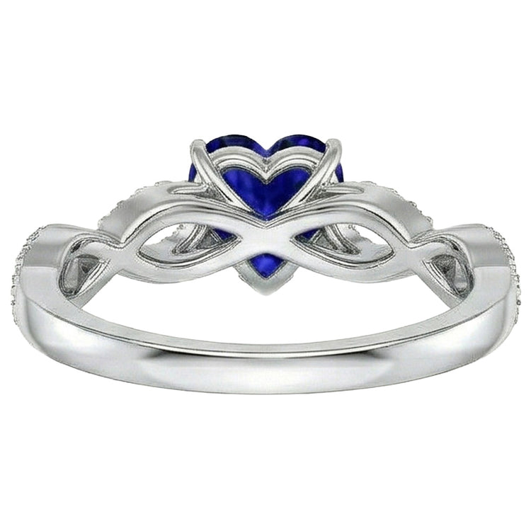 naturel round diamant 3carats bague vue de profil