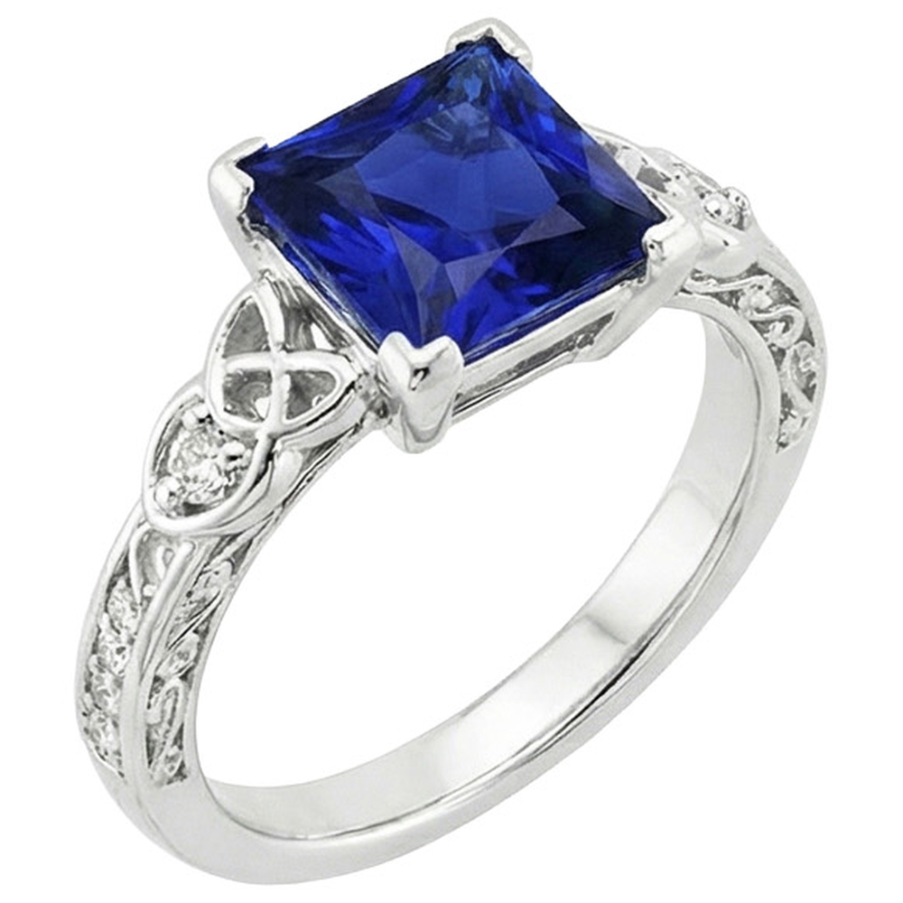 naturel diamant 5.25carats bague vue de dessus
