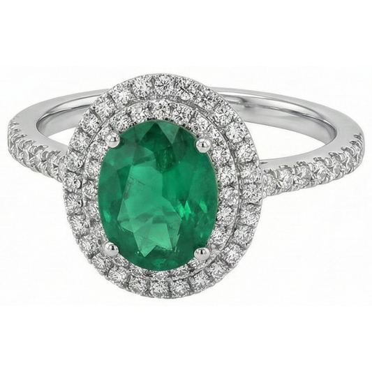 naturel round diamant 4.35carats bague angle de côté