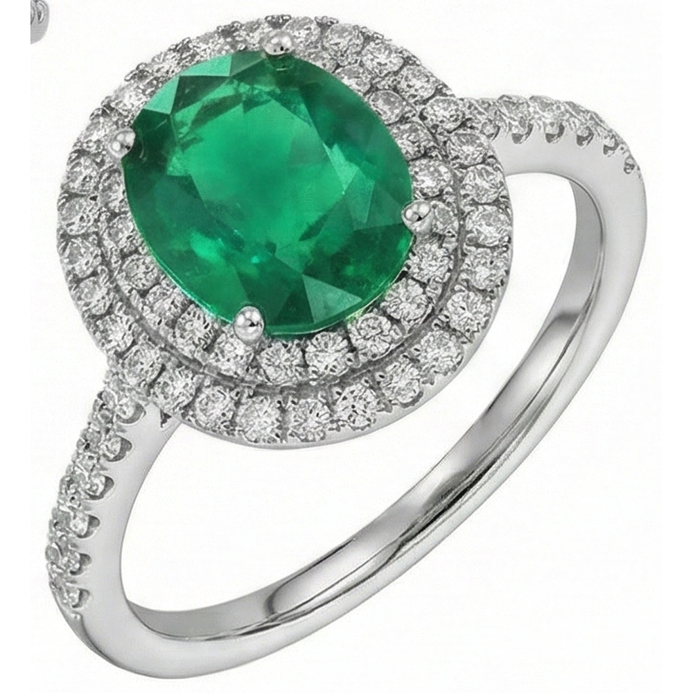naturel round diamant 4.35carats bague détail rapproché