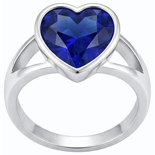 naturel heart diamant 3carats bague angle de côté