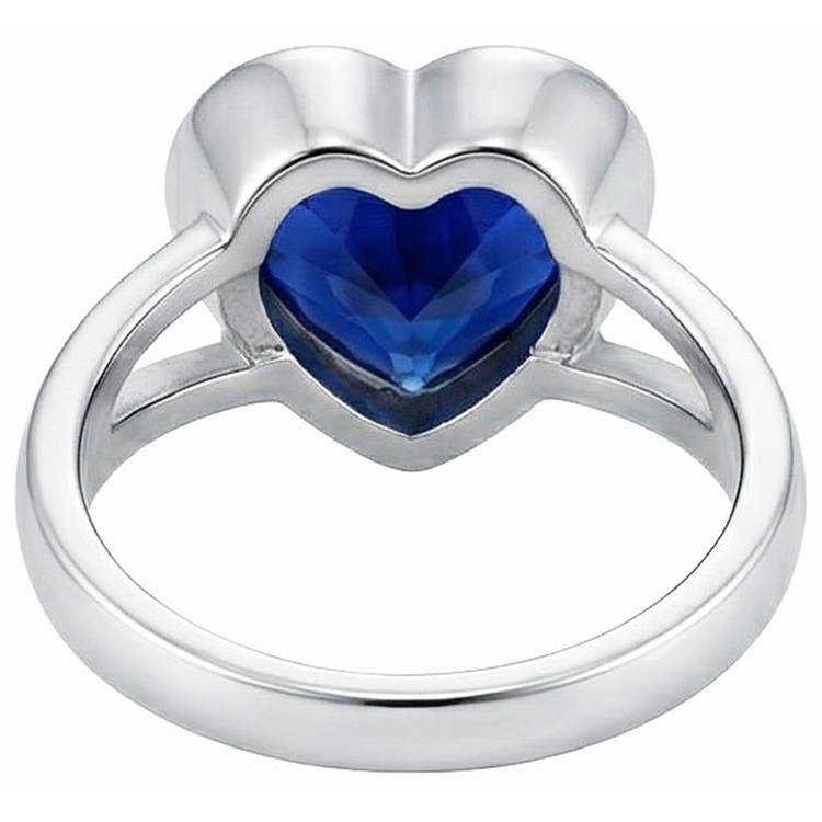 naturel heart diamant 3carats bague détail rapproché