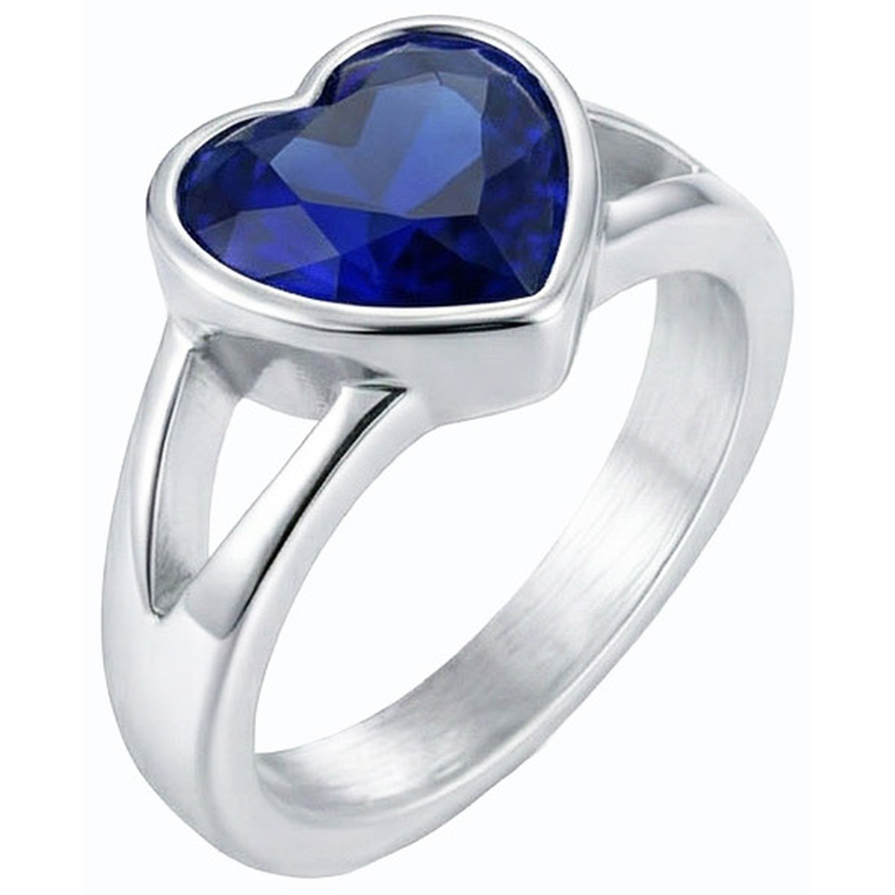 naturel heart diamant 3carats bague vue de dessus
