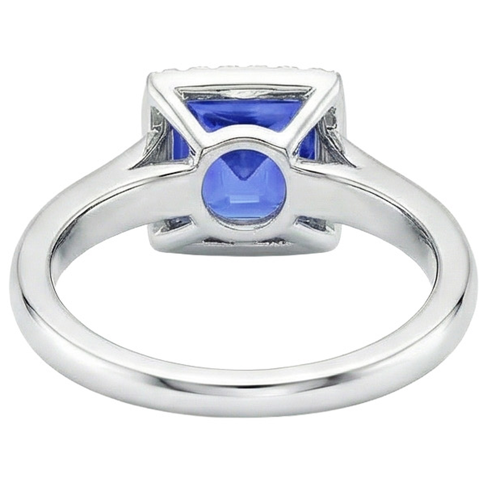 naturel diamant 5.40carats bague vue de profil