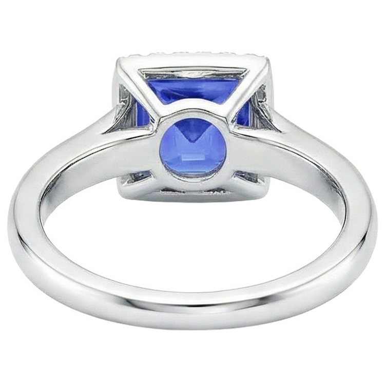naturel diamant 5.40carats bague vue de profil