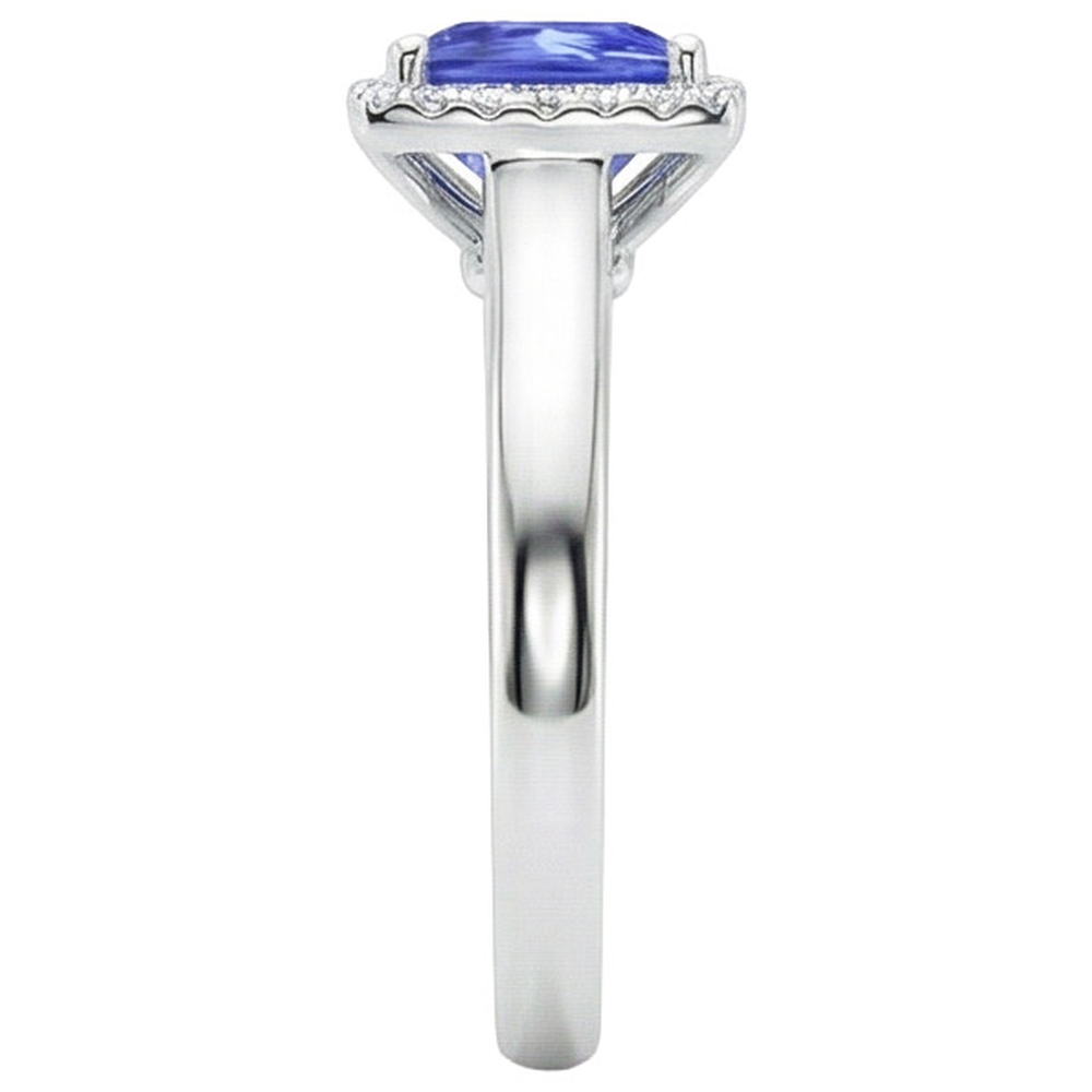 naturel diamant 5.40carats bague vue de dessus