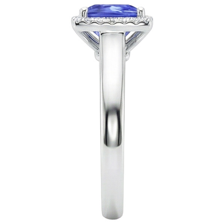 naturel diamant 5.40carats bague vue de dessus