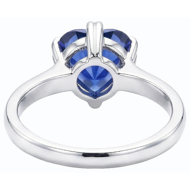 naturel diamant 2.50carats bague vue de dessus