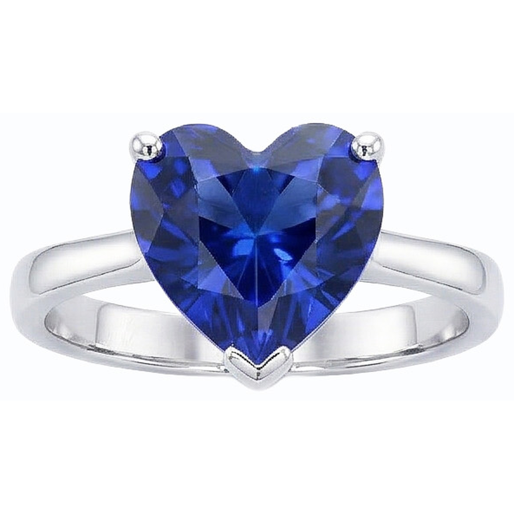 naturel diamant 2.50carats bague sur blanc