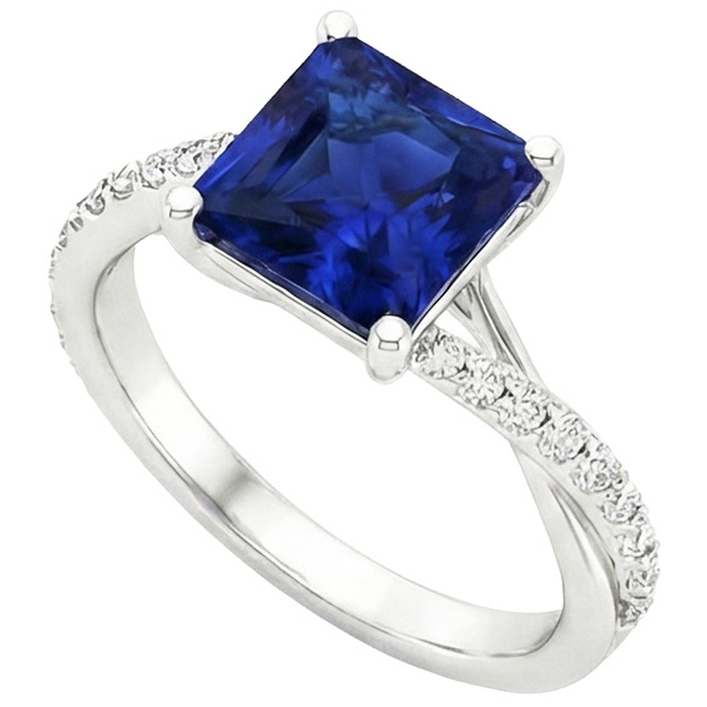 naturel diamant 6carats bague angle de côté
