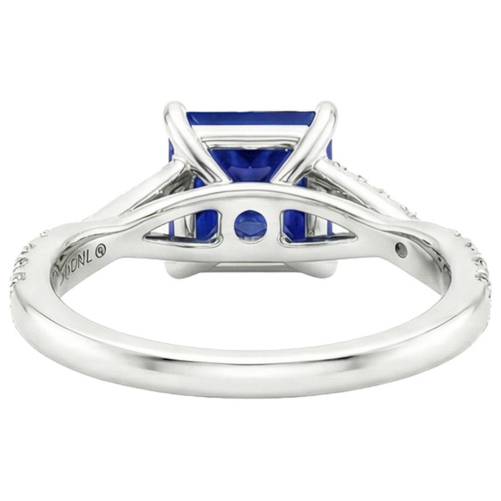 naturel diamant 6carats bague vue de profil
