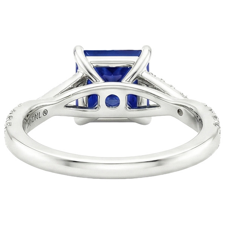 naturel diamant 6carats bague vue de profil