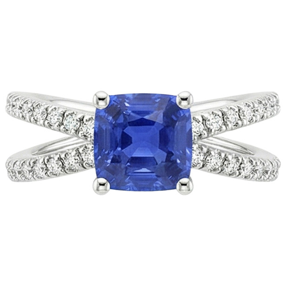 naturel round diamant 2.75carats bague détail rapproché