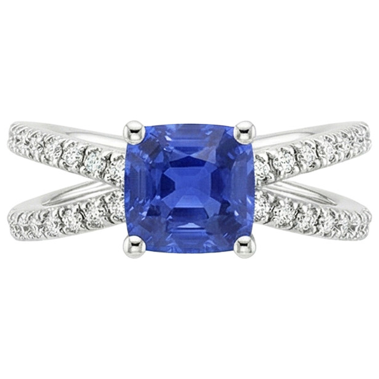 naturel round diamant 2.75carats bague détail rapproché