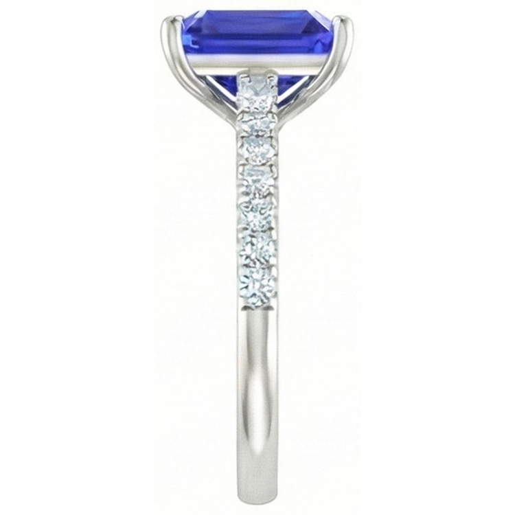 naturel diamant 2.70carats bague détail rapproché