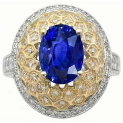Bague Diamant Naturel 3.11 Carats
