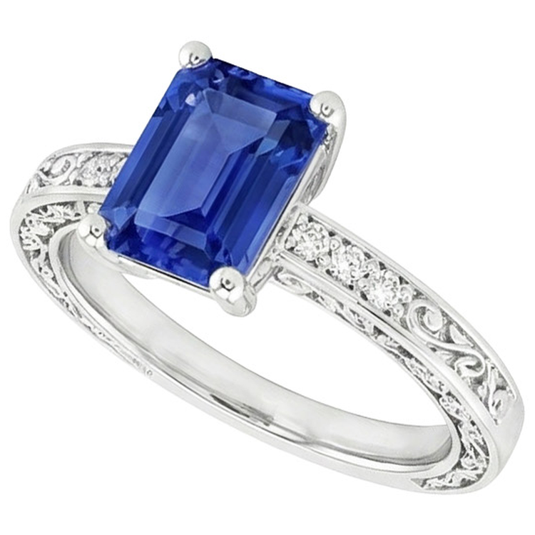 naturel diamant 3.50carats bague détail rapproché
