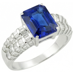 Bague Diamant Naturel 7.51 Carats