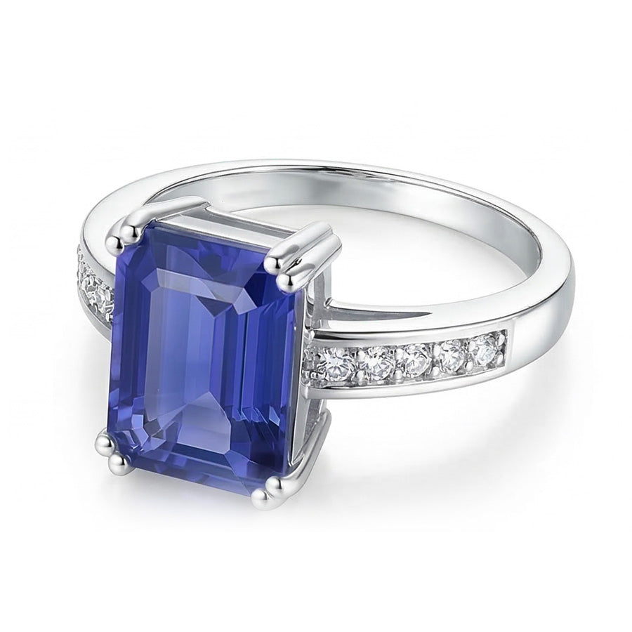 naturel diamant 3.25carats bague détail rapproché