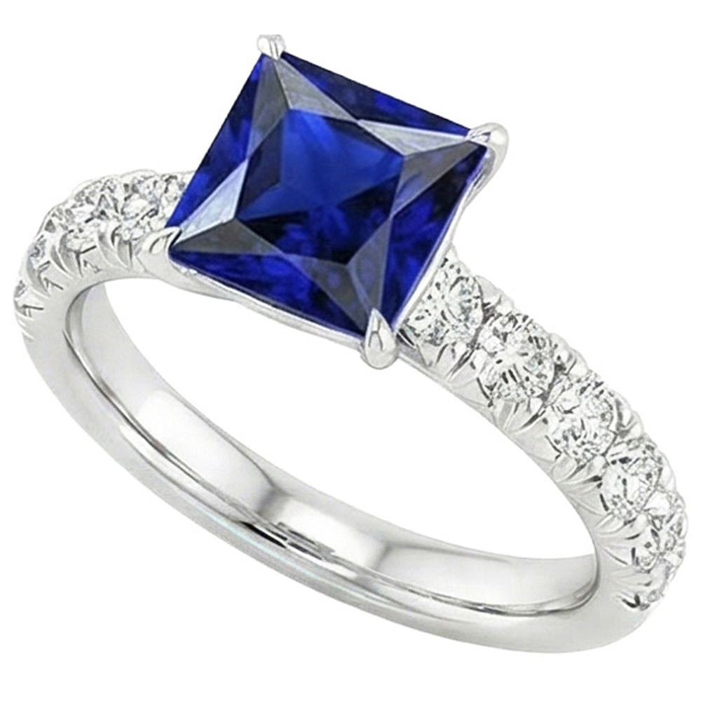 naturel diamant 6carats bague détail rapproché