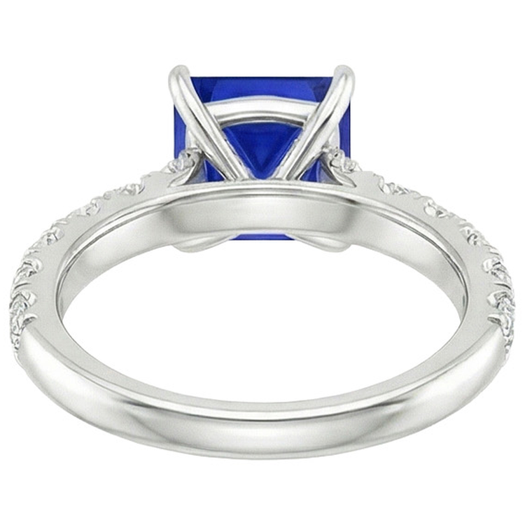 naturel diamant 6carats bague vue de dessus
