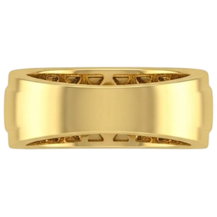 Bague en or jaune 14 carats 2 carats pour homme avec diamants neufs