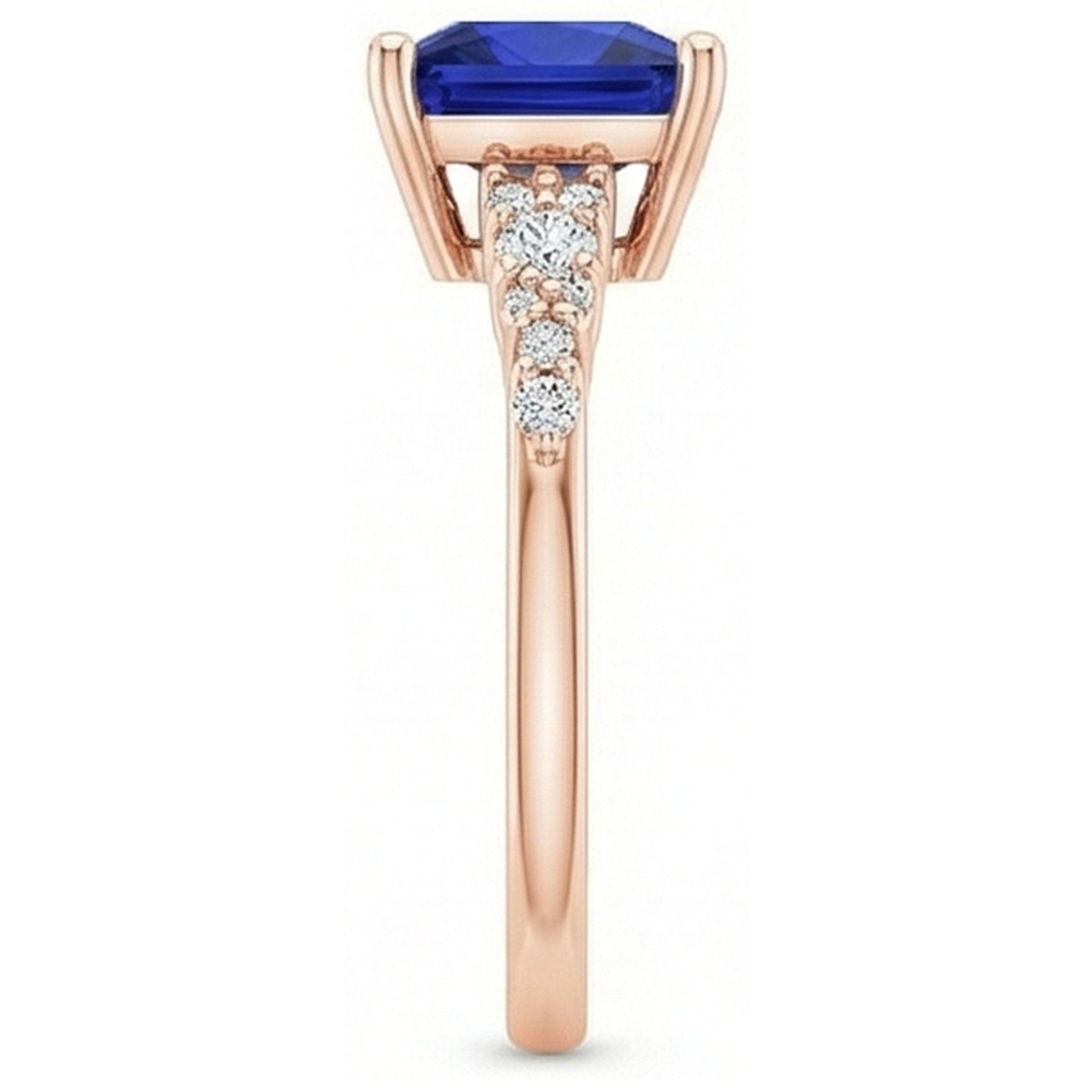 naturel diamant 3.75carats bague vue de dessus