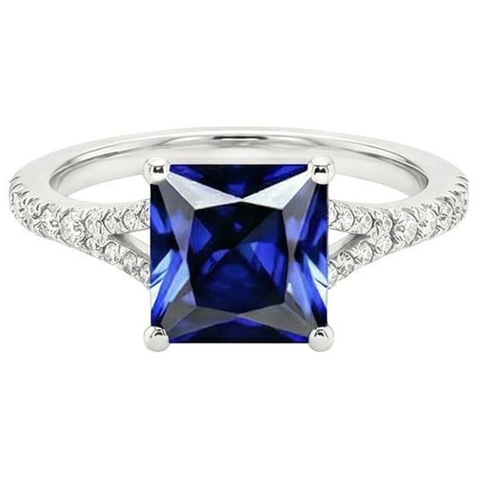 naturel diamant 6carats bague vue de dessus