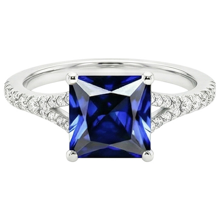 naturel diamant 6carats bague vue de dessus