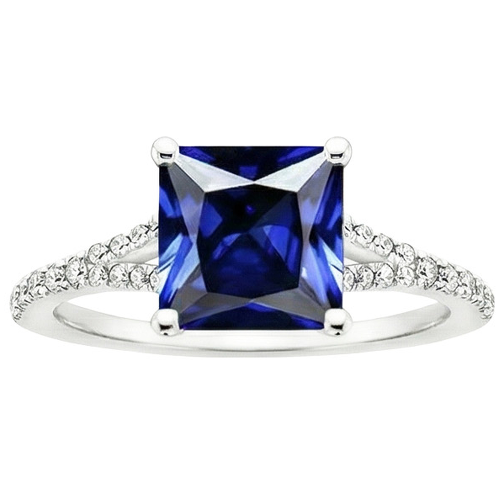 naturel diamant 6carats bague vue de profil