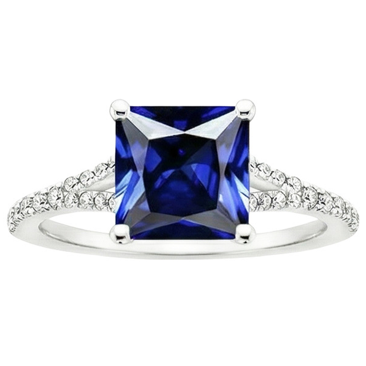 naturel diamant 6carats bague vue de profil