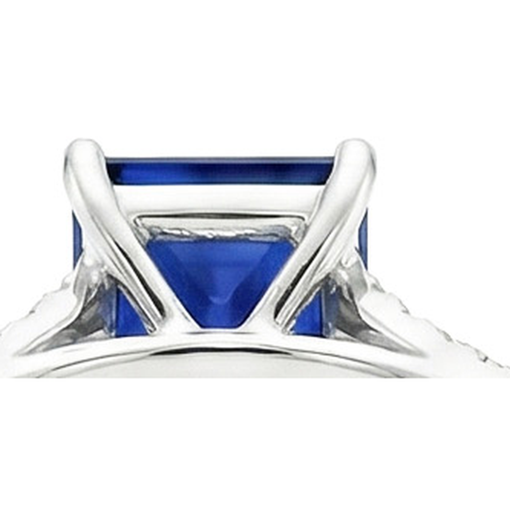 naturel diamant 6carats bague sur blanc
